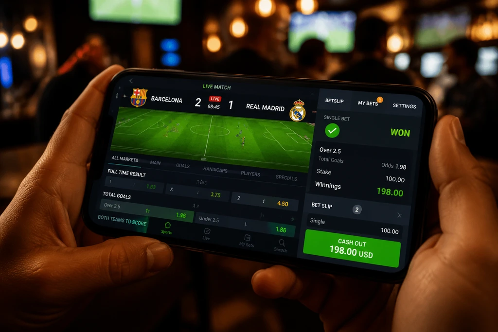 Live In-Play Betting Interface